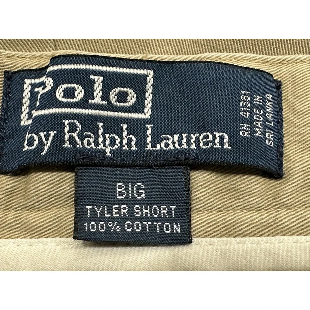 Polo‎ Ralph Lauren Men 48B Beige Chino Big Tyler Shorts